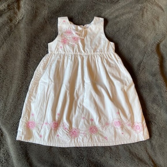2/$40 Marc & Maddie White Lined Dress Girls Size 3X - Picture 1 of 10